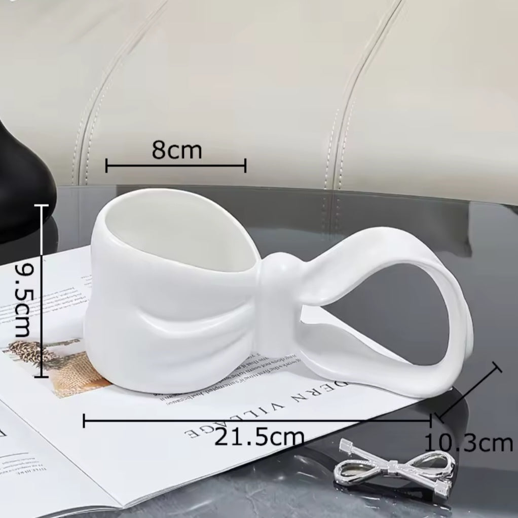 Bow Mug - White