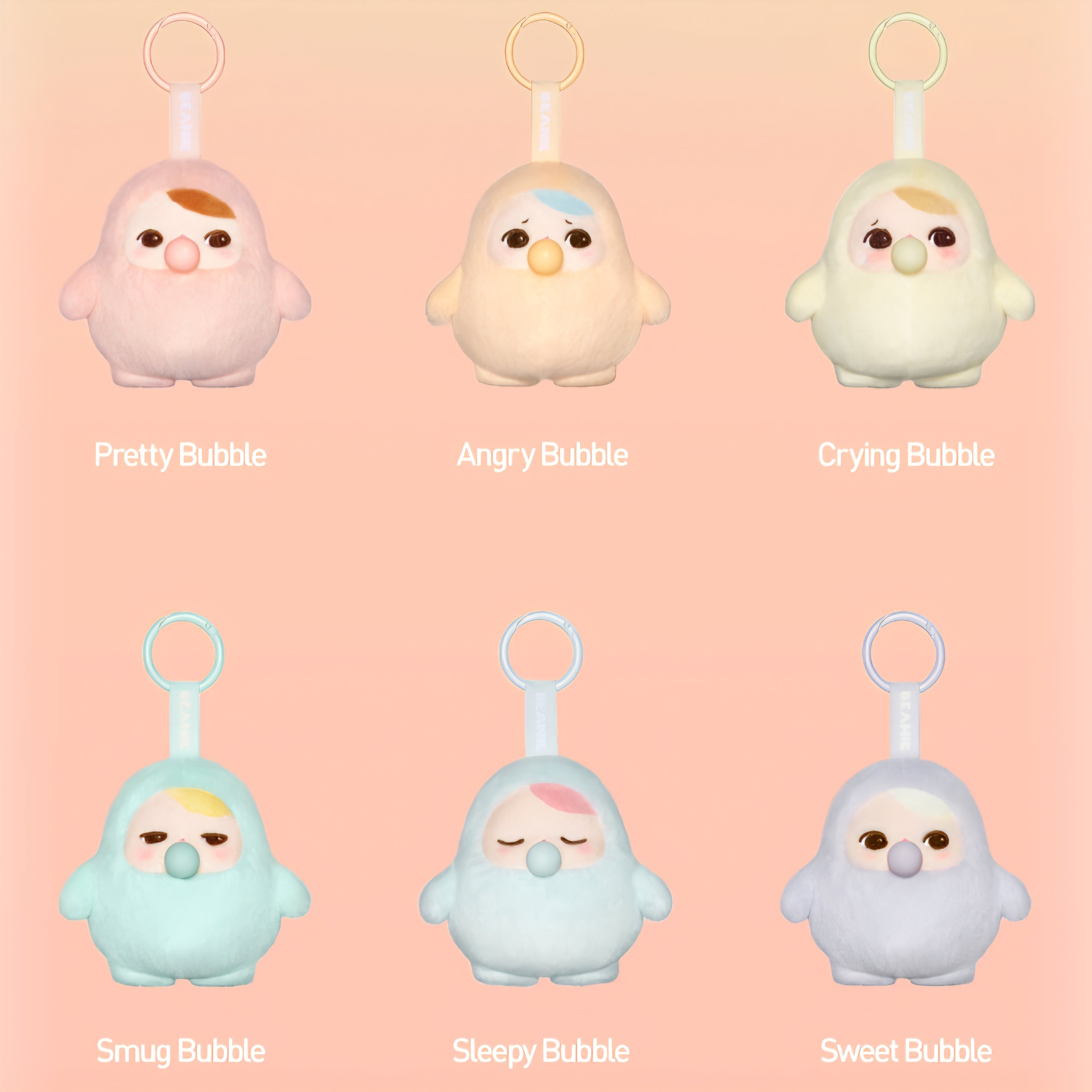 Pucky Beanie Bubble-up Keychain