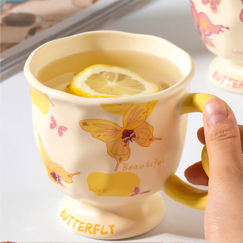 Butterfly Mug - Yellow