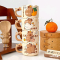 Set of 2 - CAPYBARA Ceramic Mugs