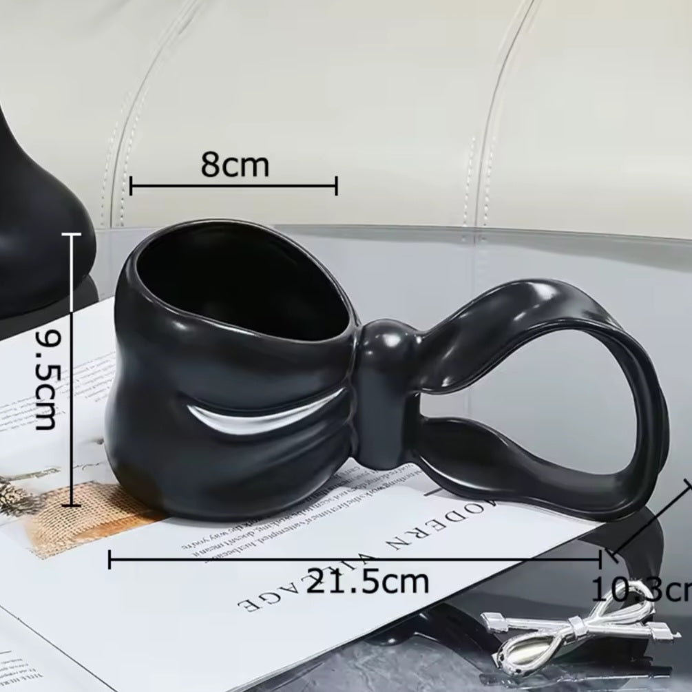 Bow Mug - Black