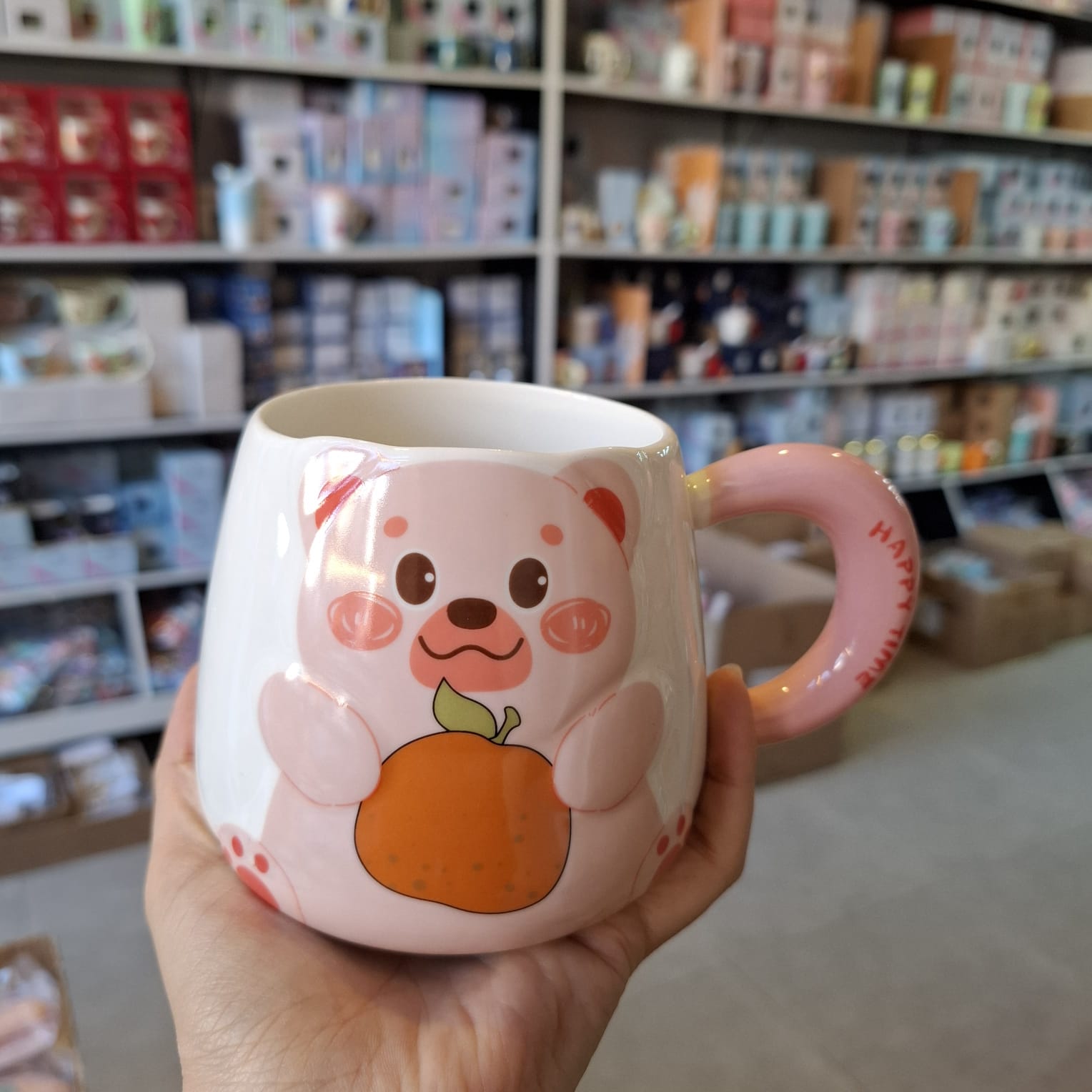 Sweet Pink Bear Mug