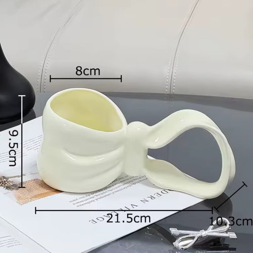 Bow Mug - Offwhite