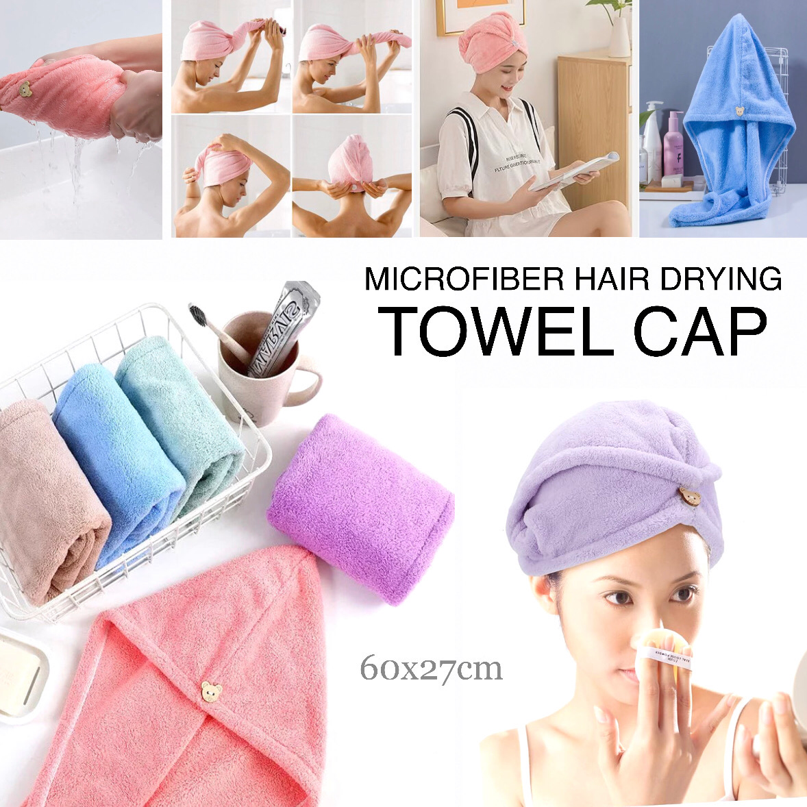 Hair Drying Cap