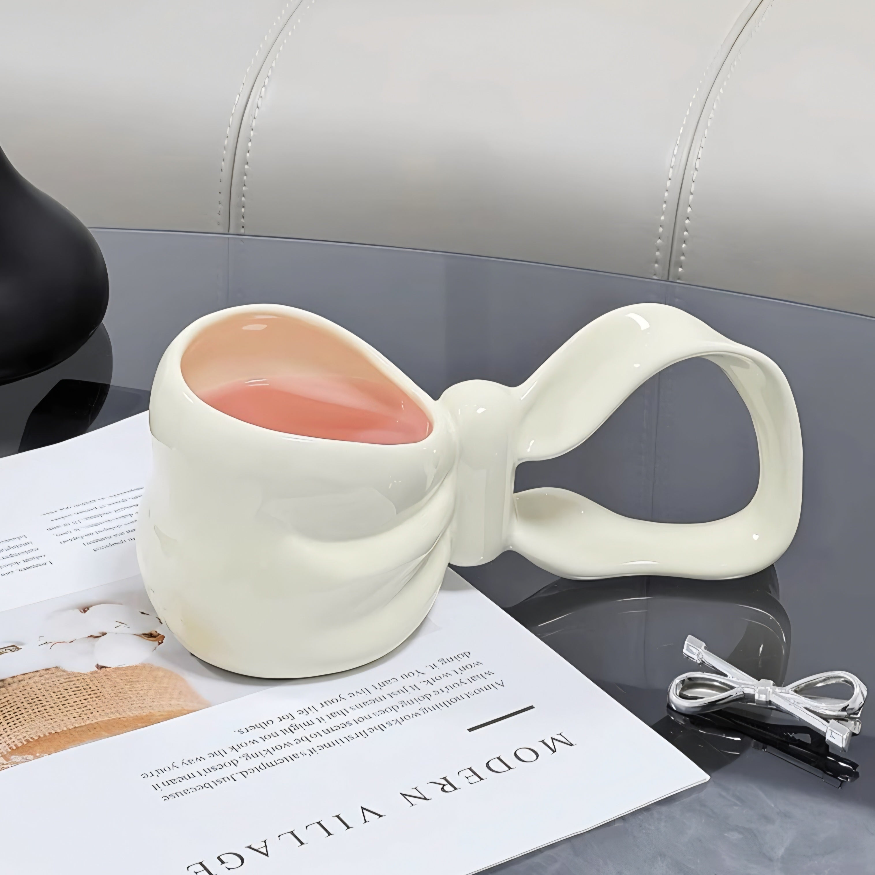 Bow Mug - Offwhite