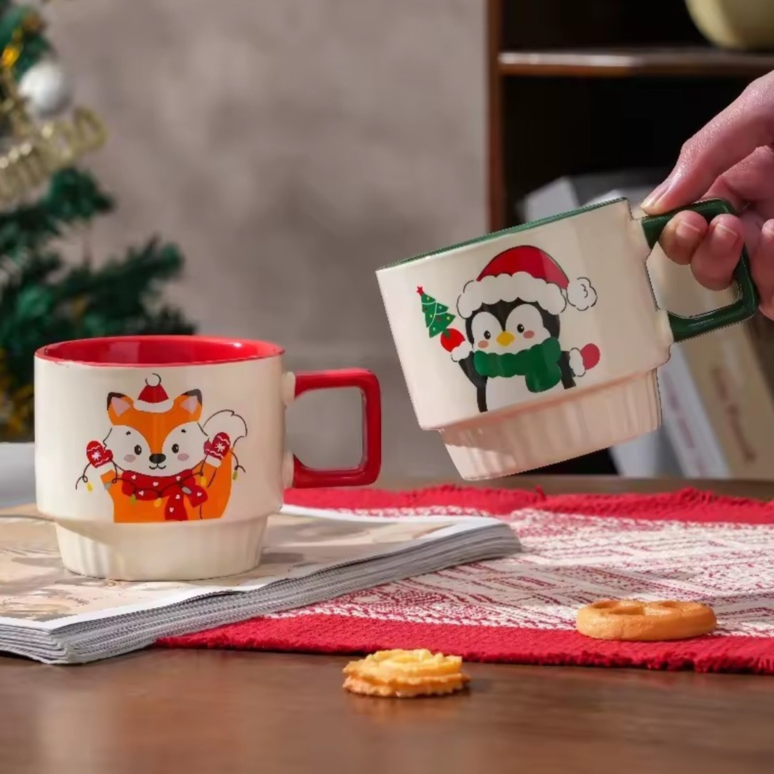 Festive Holiday Mugs