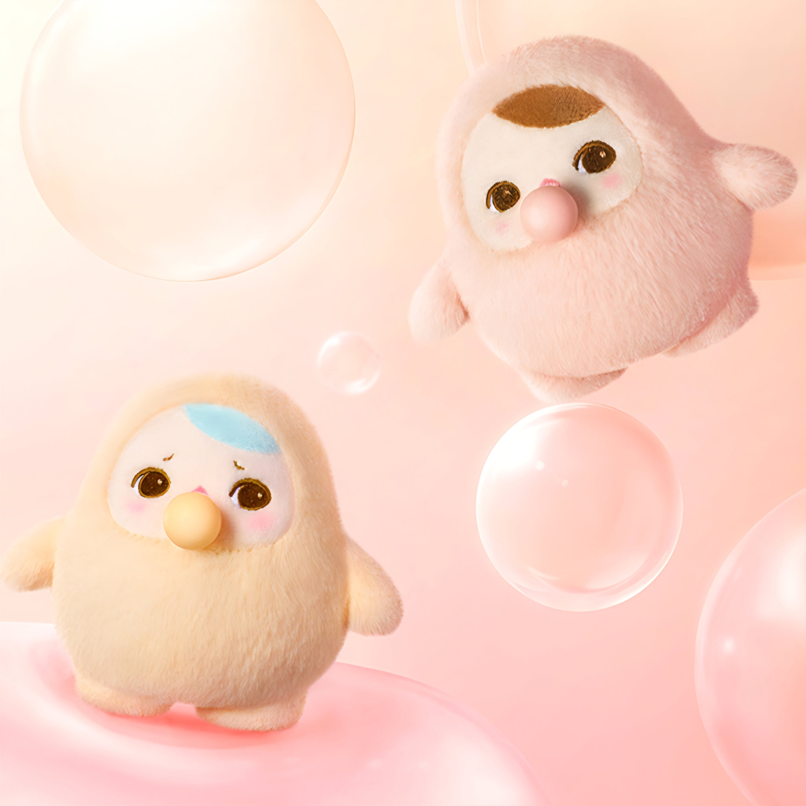 Pucky Beanie Bubble-up Keychain