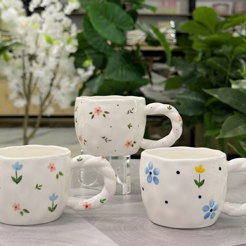 Woble Flower Mugs