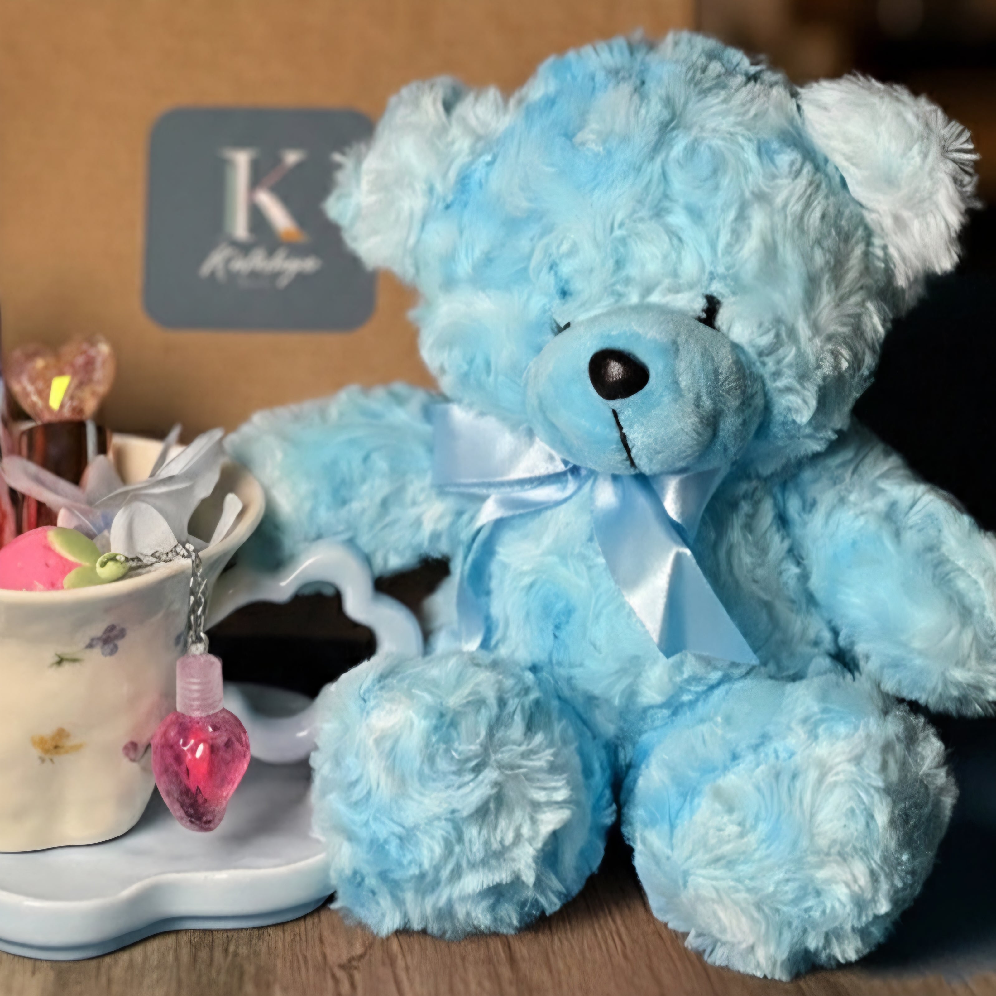 Plush Teddy Bear - Blue